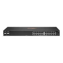 HPE Aruba 6000 24G 4SFP Switch - Commutateur - C3 - Géré - 24 x 10 - 100 - 1000 + 4 x Gigabit SFP - flux ... (R8N88AABB)_1
